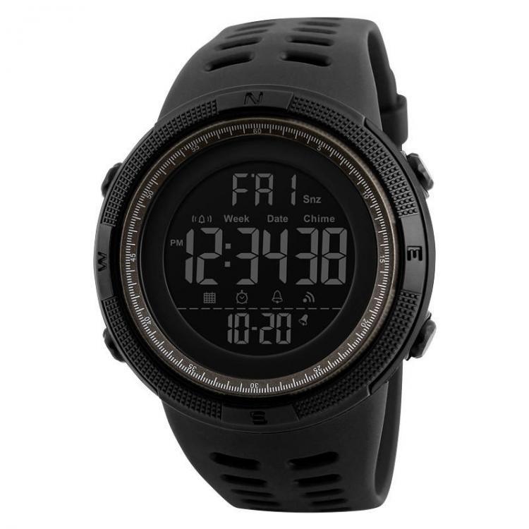 shopping שעונים לגבר SKMEI 1251 Countdown Double Time Digital Watch Men Chronograph Electronic Sport Watch