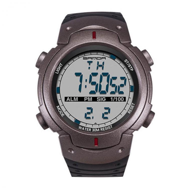 shopping שעונים לגבר SANDA 269 Digital Watch Luminous Motion Timing Stopwatch Calendar Alarm Watch Outdoor Sport Watch