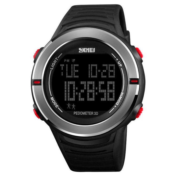 shopping שעונים לגבר SKMEI 1322 Digital Watch Male Fashion Sport Multi-function Alarm Pedometer Wrist Watch