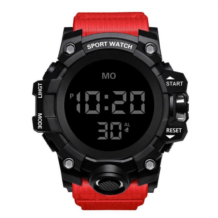 shopping שעונים לגבר HONHX 55F-783 Men Luminous Display Stopwatch Alarm Clock Fashion Digital Watch