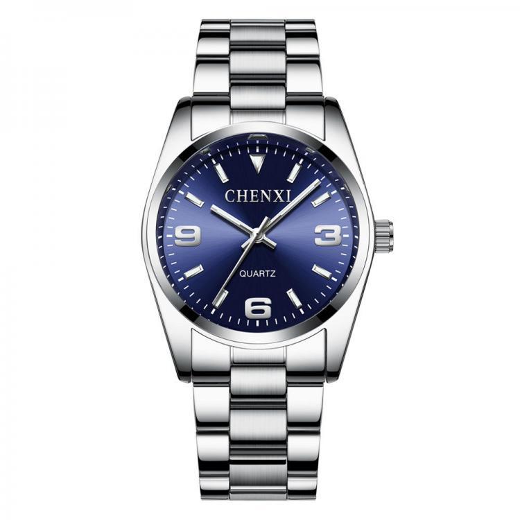 shopping שעונים לגבר CHENXI CX-003A Full Steel Waterproof Couple Wrist Watch Business Style Quartz Watch