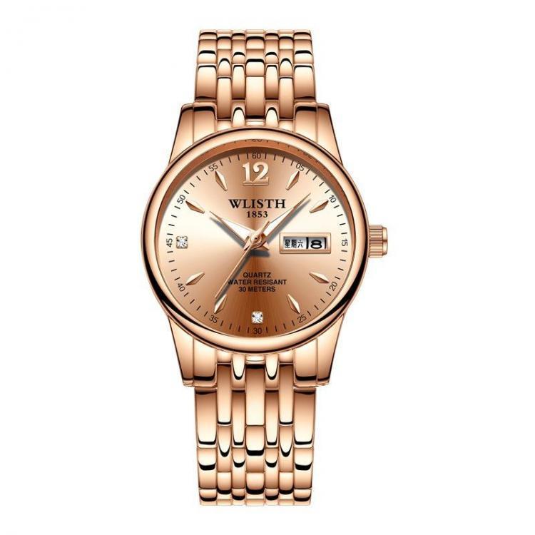 shopping שעונים לאישה Fashion Business Ladies Dress Women Full Steel Luminouds Display Quartz Watch