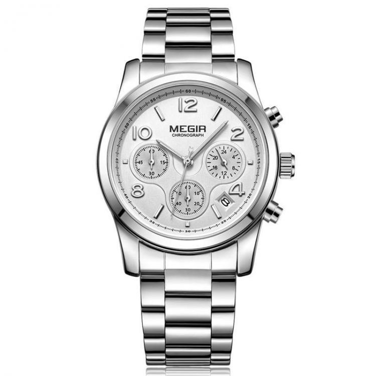 shopping שעונים לאישה MEGIR 2057 Women Watch Luxury Fashion Chronograph Ladies Quartz Wrist Watch