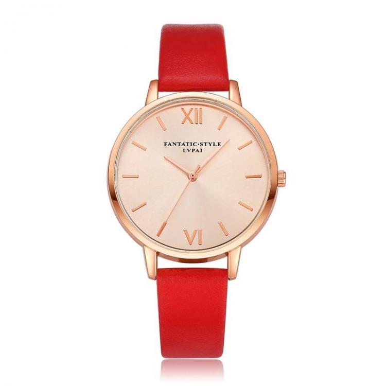 shopping שעונים לאישה Casual Style PU Leather Strap Cloc kLadies Wrist Watch Quartz Watch
