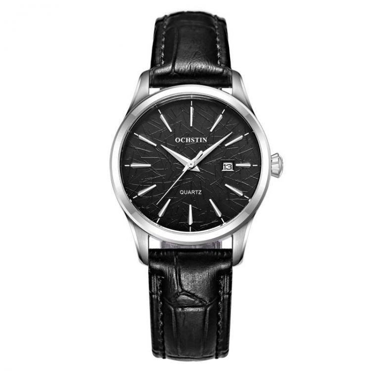 shopping שעונים לאישה OCHSTIN LQ022-A Casual Style Female Wrist Watch Waterproof Leather Band Quartz Movement Watch