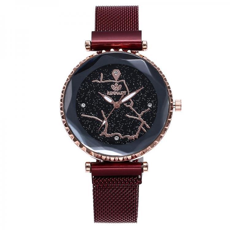 shopping שעונים לאישה Luxury Simple Starry Sky Quartz Watch Crystal Lady Dress Fashion Women Watch