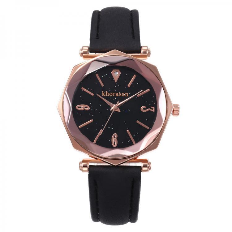shopping שעונים לאישה Deffrun Shining Dial Display Flower Ladies Watch Elegant Design Quartz Watches