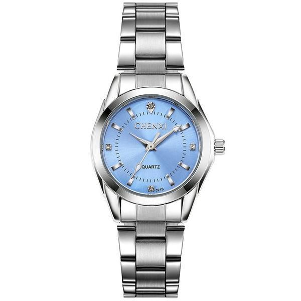 shopping שעונים לאישה CHENXI 021B Rhinestone Fashionable Women Watches Stainless Steel Strap Quartz Watches