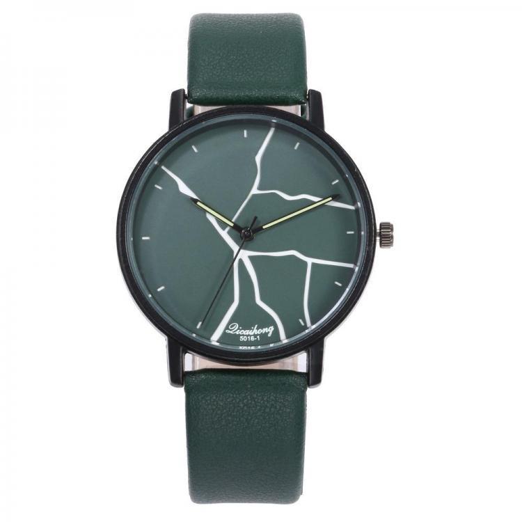 shopping שעונים לאישה Creative Lightning Dial Colorful Leather Band Fashion Women Quartz Watch Wristband