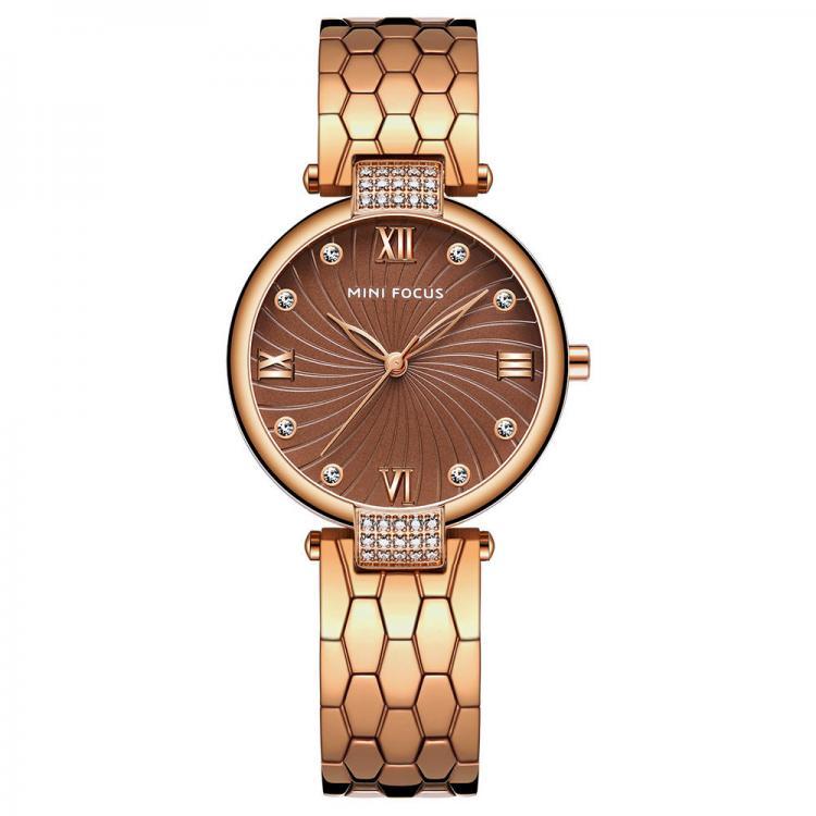 shopping שעונים לאישה MINI FOCUS MF0186L Luxury Analogue Women Wrist Watch Stainless Steel Fashion Quartz Watch