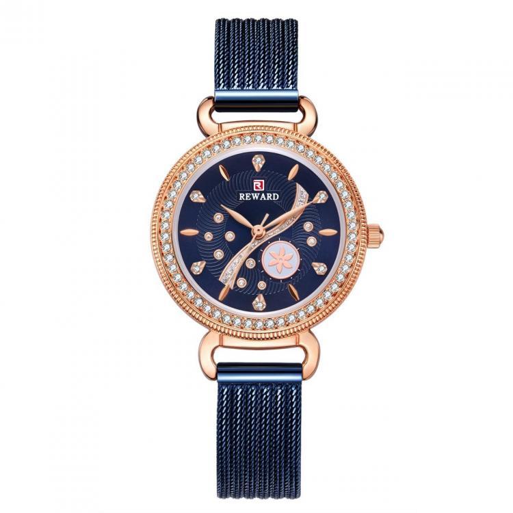 shopping שעונים לאישה REWARD RD22004L Casual Women Watch Waterproof Light Luxury Stainless Steel Strap Quartz Watch