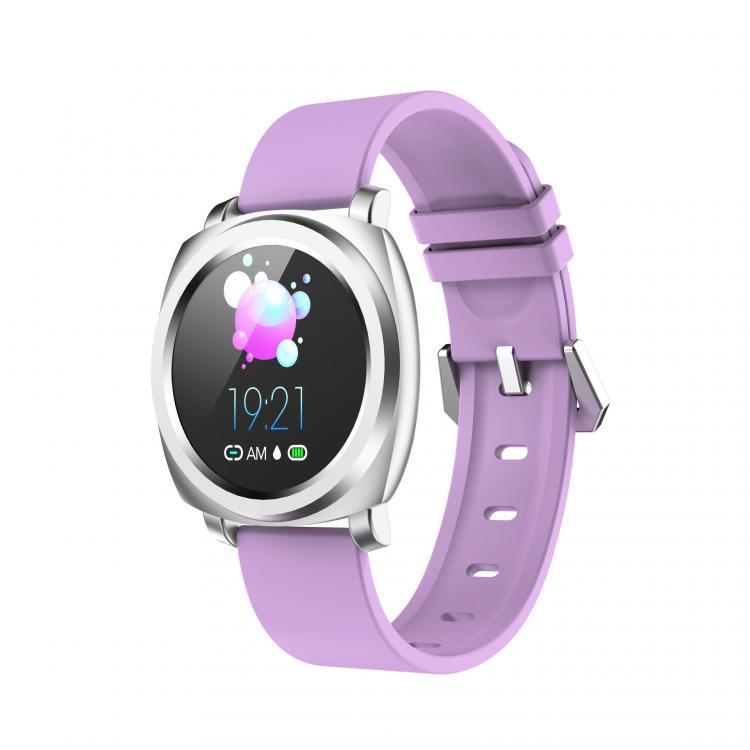 shopping שעוני ספורט XANES&reg; R02 1.2'' Color Touch Screen IP67 Waterproof Smart Watch Female Physiological Period Message Push Stopwat