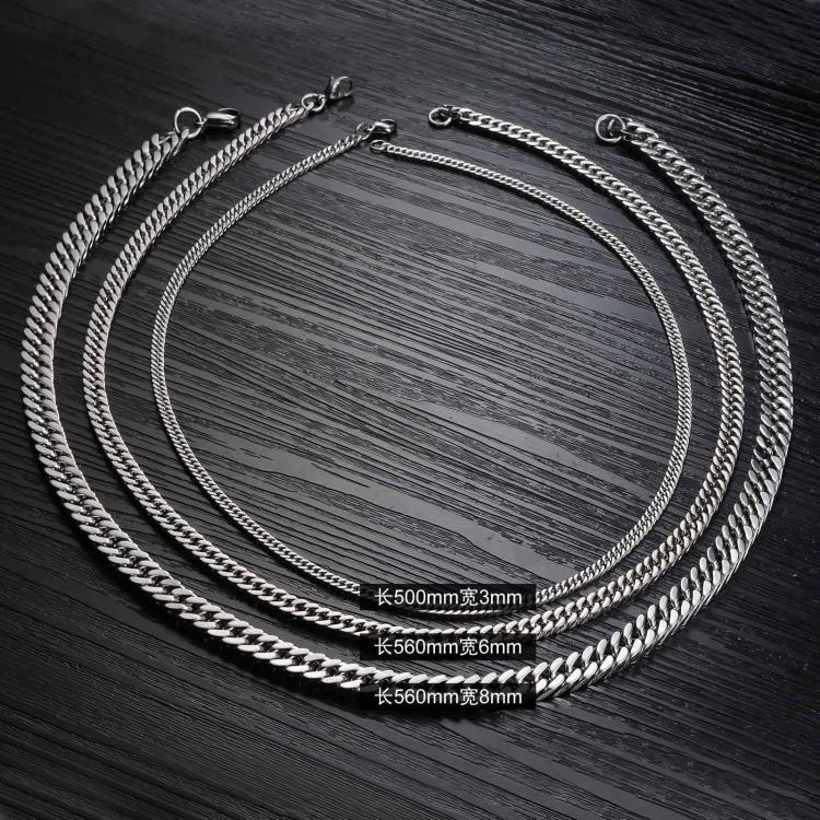 shopping תכשיטים לגבר Creative Fashion Personality Coarse Mine Men's Steel Single Chain  Necklace