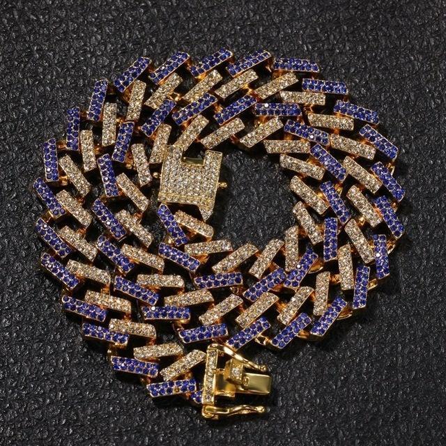 shopping תכשיטים לגבר Geometric Square Cuban Chain Necklace
