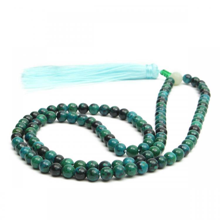 shopping תכשיטים לאישה 108Pcs 6mm Dark Green Jade Prayer Beads Bracelet Necklace Jewelry