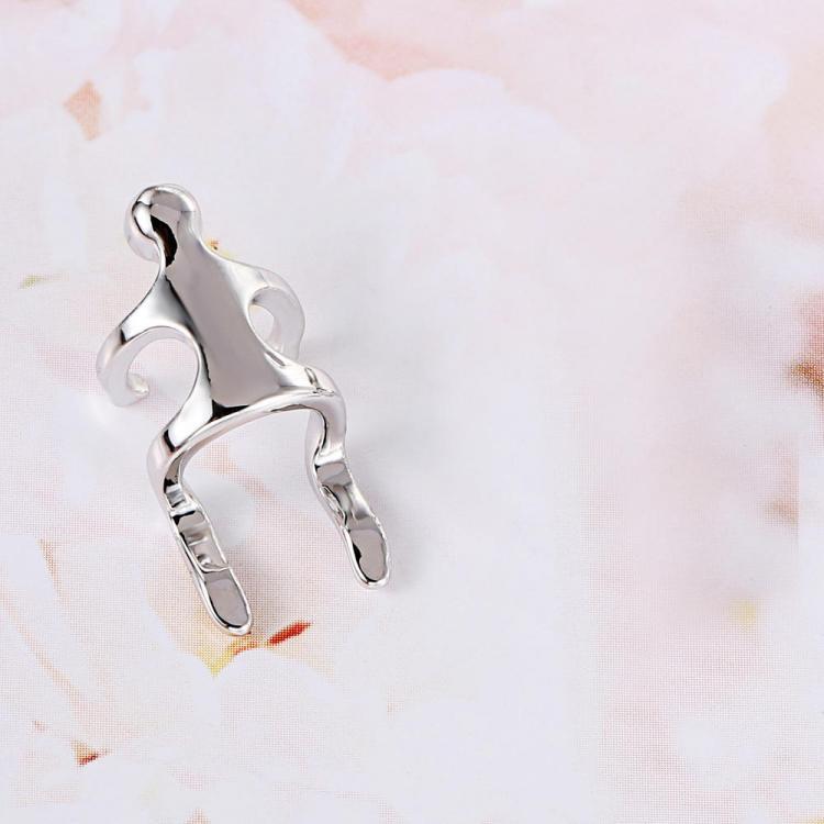 shopping תכשיטים לאישה 1Pc Gold Silver Color Human Wrap Cartilage Earring No Piercing Ear Climber Earrings for Women