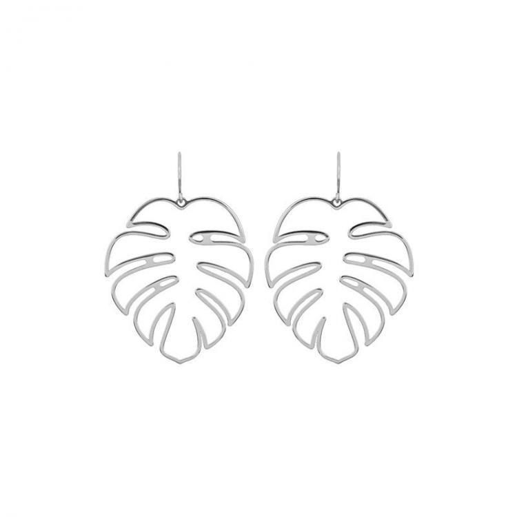 shopping תכשיטים לאישה Statement Ear Drop Earring Trendy Hollow Leaves Ethnic Jewelry Long Dangle for Women