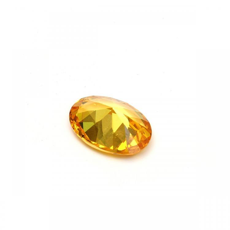 shopping ציוד לבניית תכשיטים 13X18mm Yellow Oval Shape Lustrous Sew-on Rhinestone