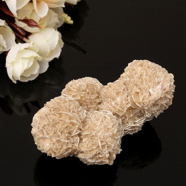 shopping ציוד לבניית תכשיטים DIY Jewelry Accessories 100g Natural Selenite Crystal Stone Flower Decoration