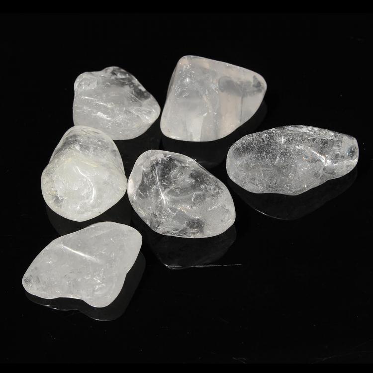 shopping ציוד לבניית תכשיטים 6pcs Transparent Clear Crystal Quartz Healing Stone Decoration DIY