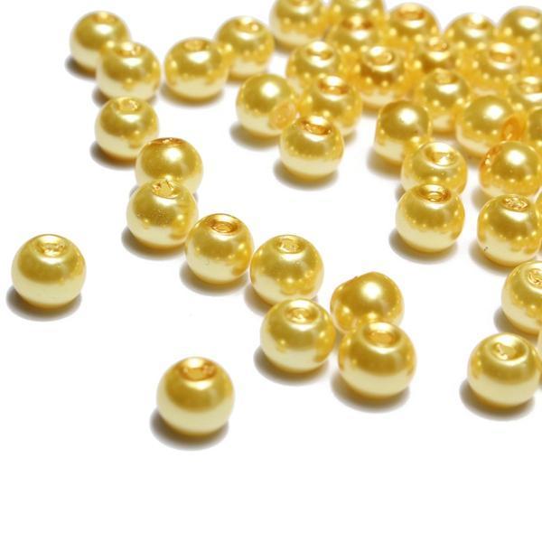 shopping ציוד לבניית תכשיטים 4 6 8mm Multicolor Glass Beads Round Spacer Loose Beads DIY Jewelry Accessories