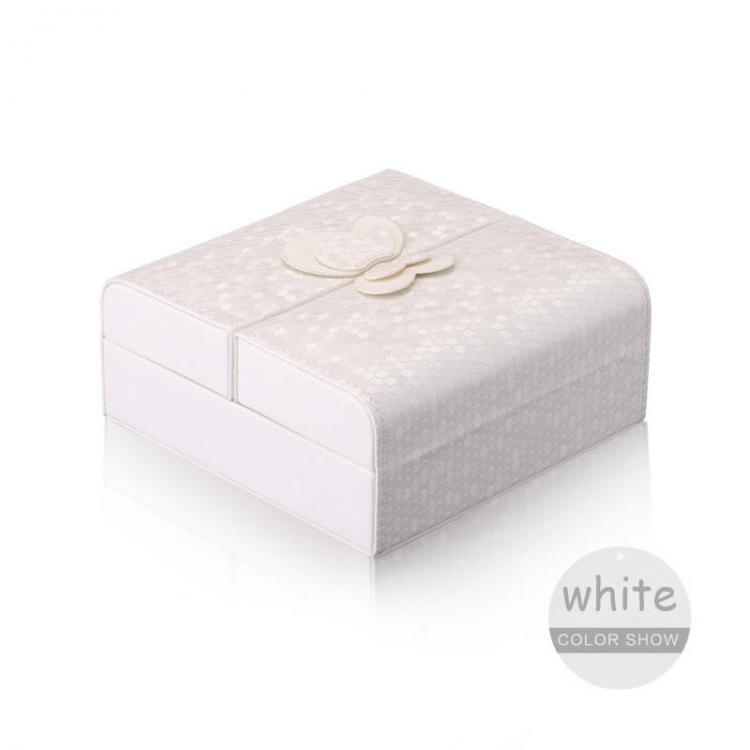 shopping ציוד לבניית תכשיטים Creative Bow Jewelry Storage Box Birthday Gift Ring Earrings Necklace Container Case