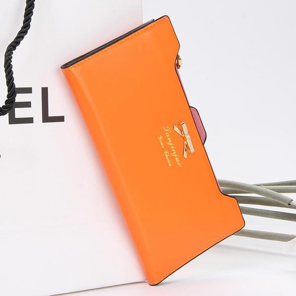 shopping תיקי נשים Women Bow-Knot PU Multi Card Holders Wallet Card Bag Elegant Clutches