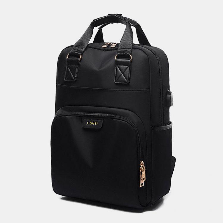 shopping תיקי נשים Women Nylon Waterproof Light Weight Multifunction Casual Patchwork Backpack
