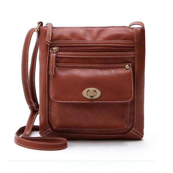 shopping תיקי נשים Women PU Leather Crossbody Bag Shoulder Bag