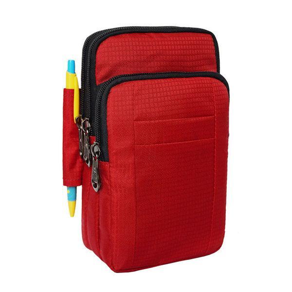 shopping תיקי נשים 7'' Cellphone Waterproof Nylon Crossbody Bag Outdoor Shoulder Waist Bag For Woman Man