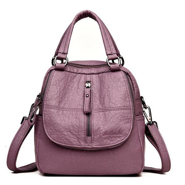 shopping תיקי נשים Women Fashion Plaid Handbags Multipurpose Backpack Shoulder bag Handbag