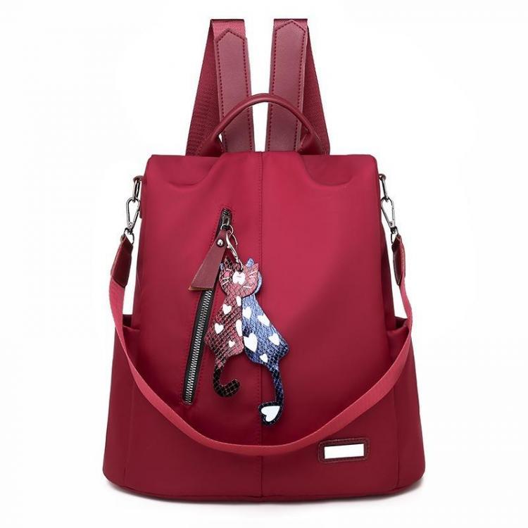 shopping תיקי נשים Women Anti-theft Backpack Light Weight Oxford School Backpack Travel Shoulder Bag