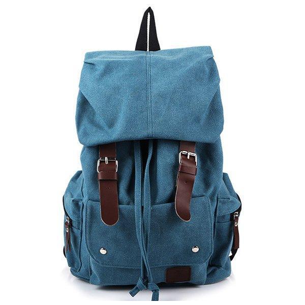 shopping תיקי נשים Men And Women Canvas Backpack Leisure Drawstring Rucksack Students School Bags