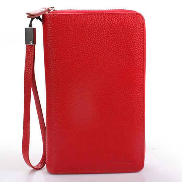 shopping תיקי נשים Men And Women High-end Genuine Leather 118 Card Slot Large Capacity Long Wallet