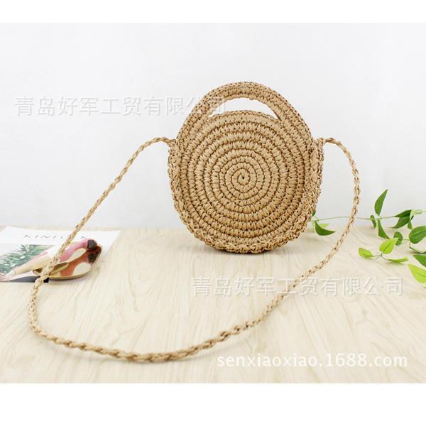 shopping תיקי נשים Women Straw Canteen Light Crossbody Bag Phone Bag Beach Bags