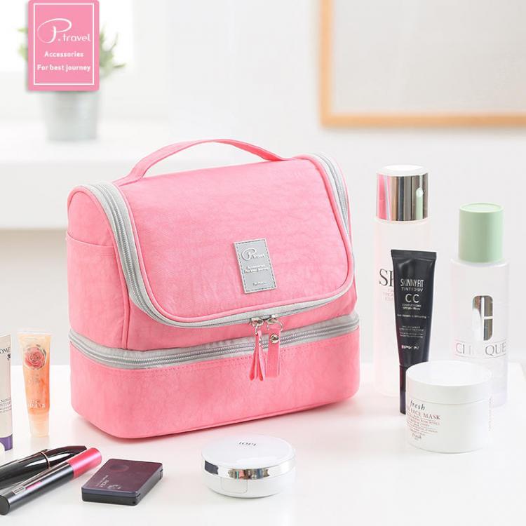 shopping תיקי נשים P.travel Waterproof Nylon Multifunctional Wash Bag Travel Hang Cosmetic Storage Bags