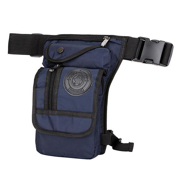 shopping תיקי גברים Men Nylon Drop Leg Bag Hip Bum Bag Riding Motorcycle Outdoor Waist Bag