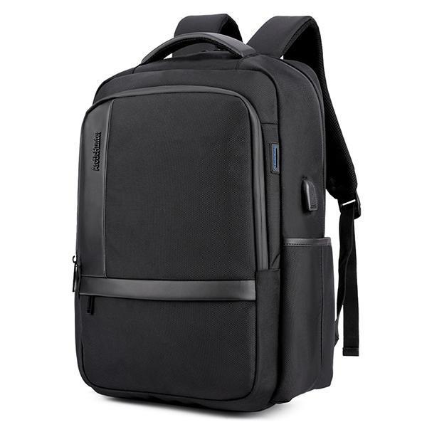 shopping תיקי גברים Men 18 inch Anti Shock Waterproof Backpack Casual Travel Bag With USB Charging Port &amp; Headphone Hole