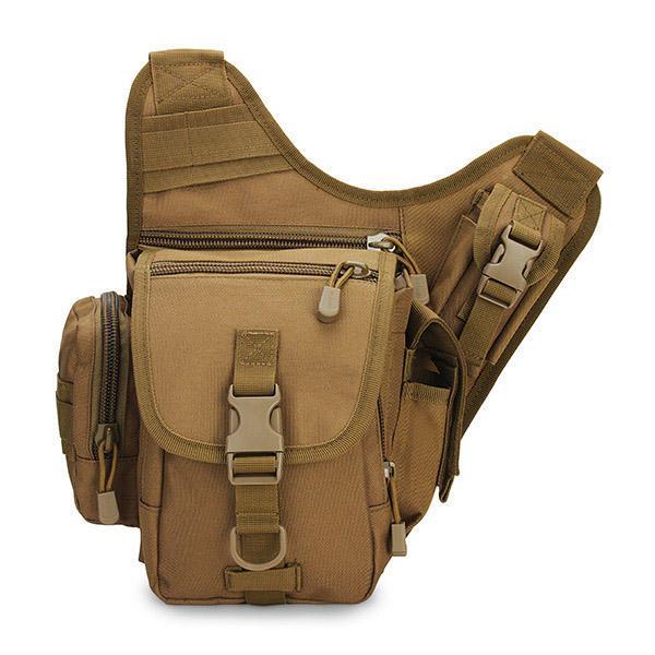 shopping תיקי גברים Men Tactical Hiking Outdoor Travel Messenger Shoulder Bags