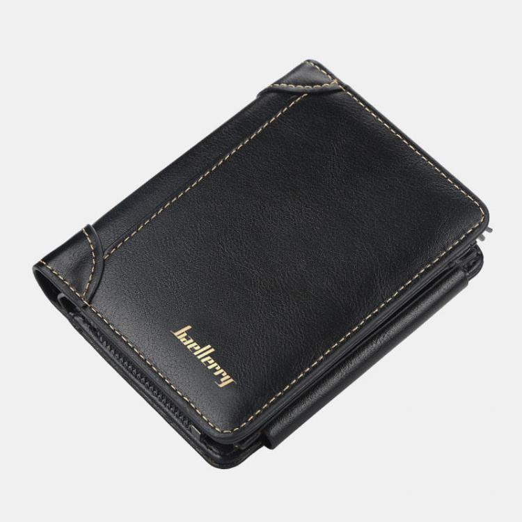 shopping תיקי גברים Baellerry Men Faux Leather Causal Business Zipper Coin Wallet