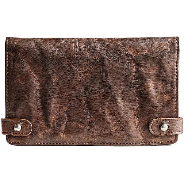 shopping תיקי גברים E Ekphero Men Card Holder Long Wallet Phone Bag Vintage Purse