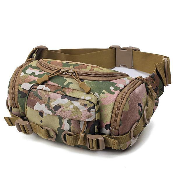 shopping תיקי גברים Men Nylon Outdoor Waterproof Tactical Sling Bag Chest Bag Waist Bag Crossbody Bag