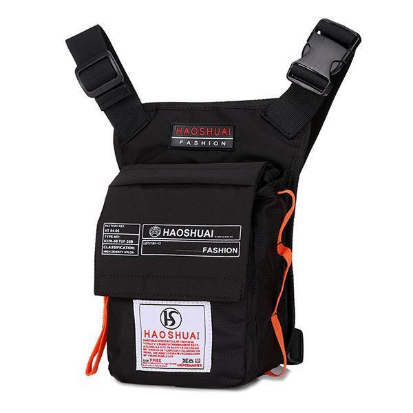 shopping תיקי גברים Men Women Nylon Drop Leg Bag Motorcycle Riding Sport Belt Waist Fanny Pack Crossbody Shoulder Bag