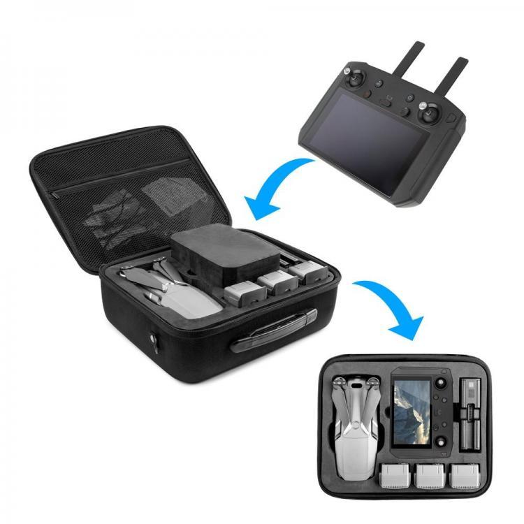 shopping ילקוטים ותיקי בית ספר Hard Shell Waterproof EVA Storage Shoulder Bag Carrying Case Box Universal for DJI Mavic 2 PRO with Smart Controller