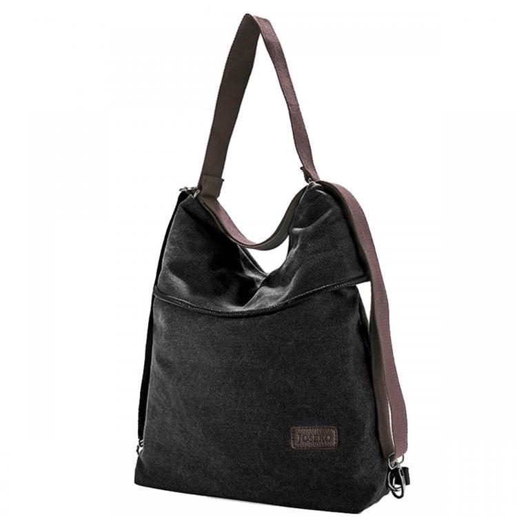 shopping ילקוטים ותיקי בית ספר Women Canvas Casual Multifunctional Microfiber Leather Large Capacity Handbag Shoulder Bags Backpack