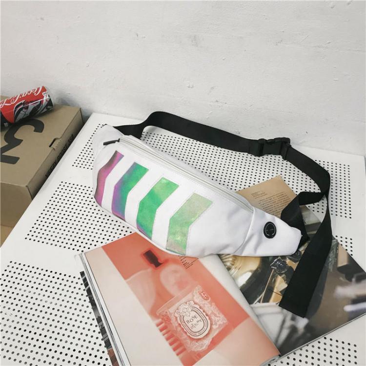 shopping ילקוטים ותיקי בית ספר Nylon Reflective Chest Bag Crossbody Bag Travel Shoulder Bag Fishing Hunting Storage Bag