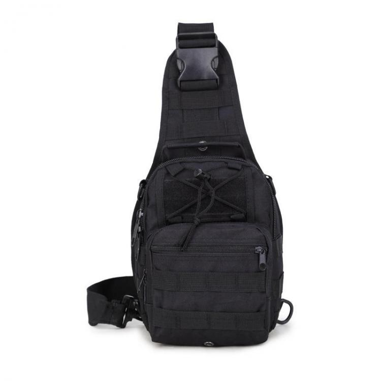 shopping ילקוטים ותיקי בית ספר Oxford Cloth Chest Back Molle Pouch Crossbody Shoulder Bag Military Amry Tactical Bag Outdoor Sports