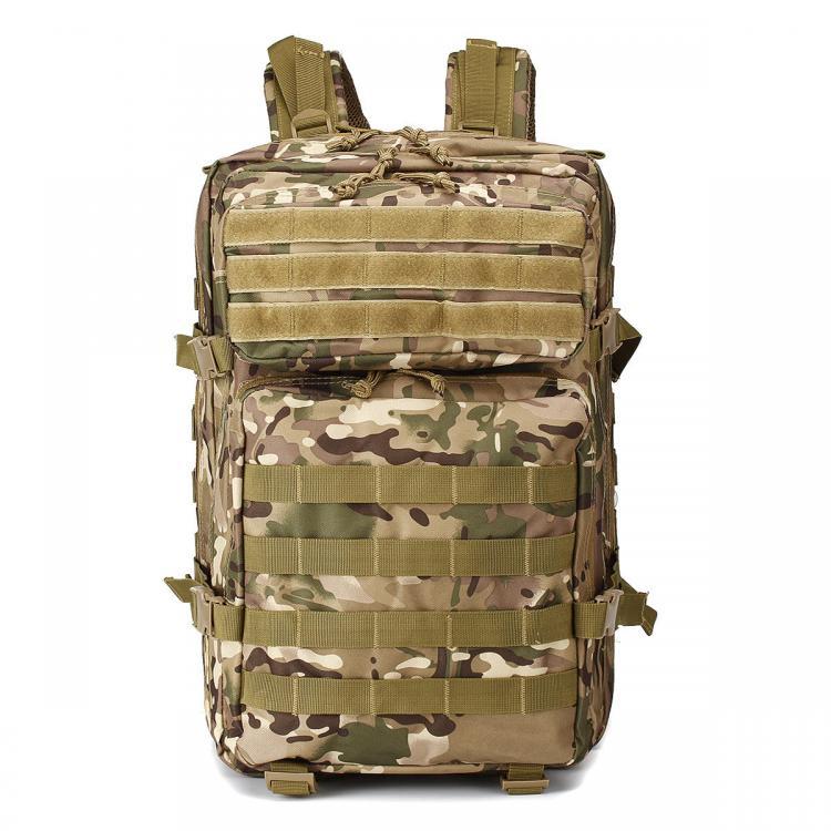 shopping ילקוטים ותיקי בית ספר 45L 900D Waterproof Tactical Camouflage Backpack Outdoor Travel Hunting School Bag Shoulder Bag