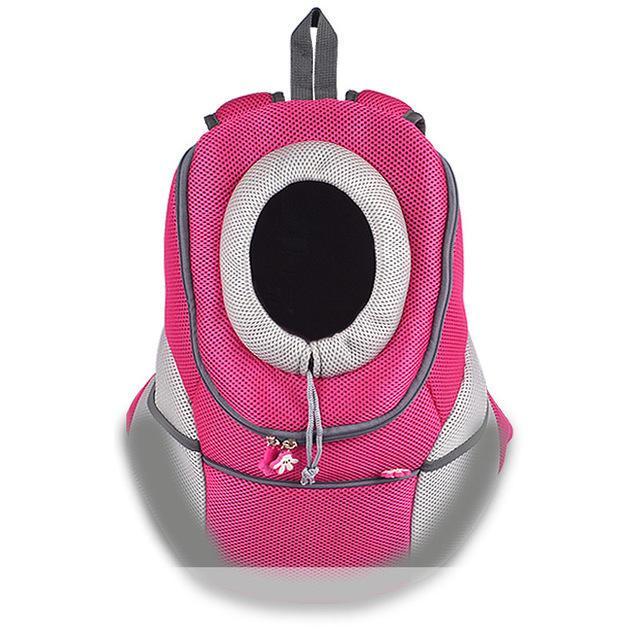 shopping ילקוטים ותיקי בית ספר Pet Backpack Dog Bags Dog Carrier Pet Dog Front Bag Puppy Dog Portable Travel Bag Mesh Backpack