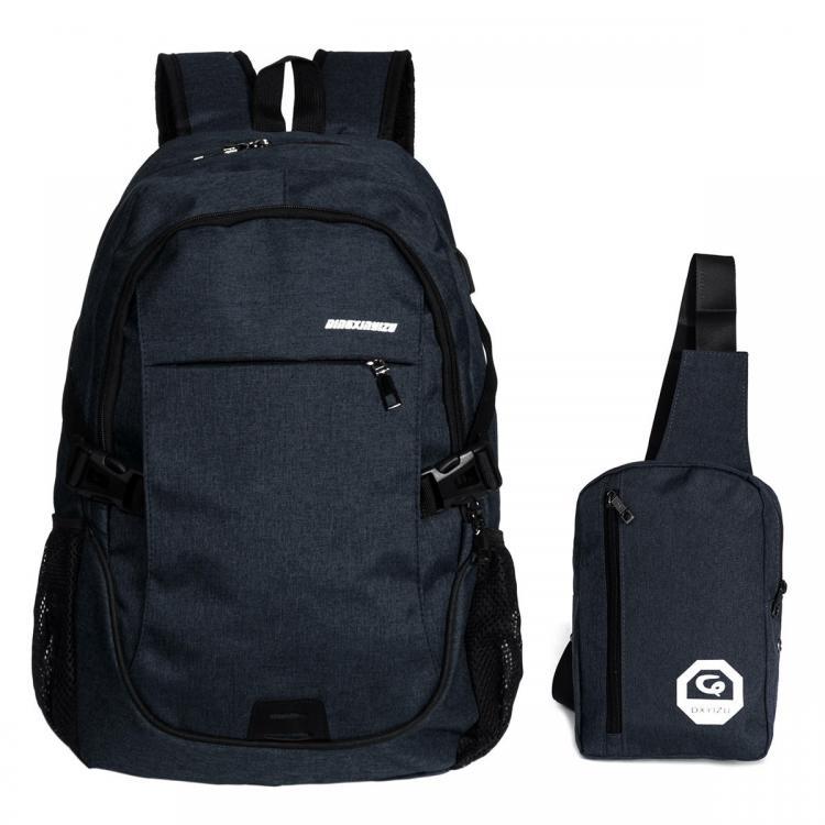 shopping ילקוטים ותיקי בית ספר Laptop Backpack Bag Crossbody Bag with External USB Charging Port For MacBook Laptop